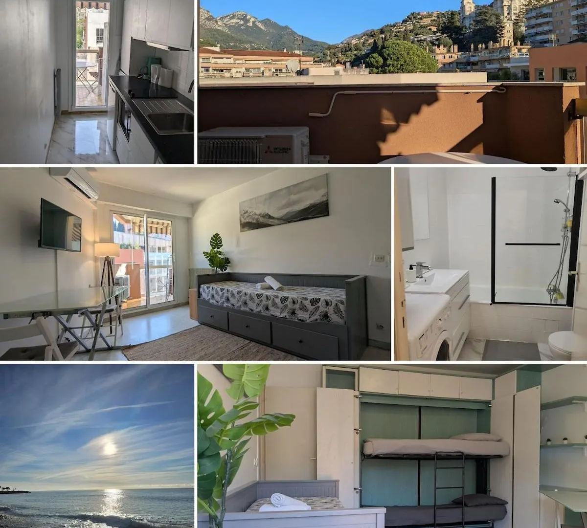 Apartament Vue Degagee, Emplacement Ideal, Climatise Mentona